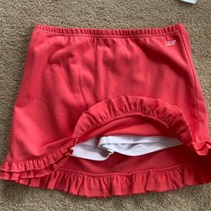 Vineyard vines orange skirt size large (14) girls